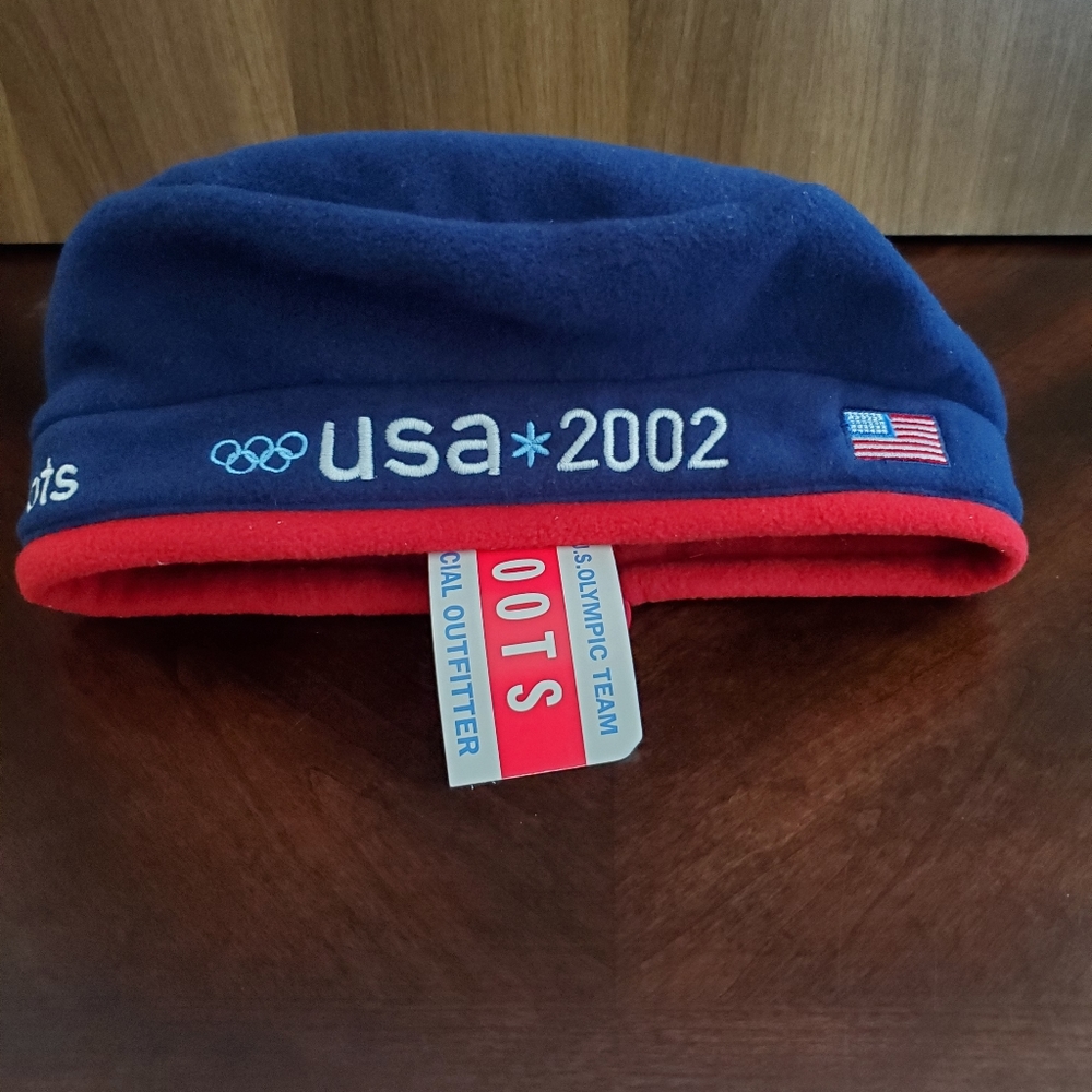 2002 Winter Olympics USA Beret Made By Roots New